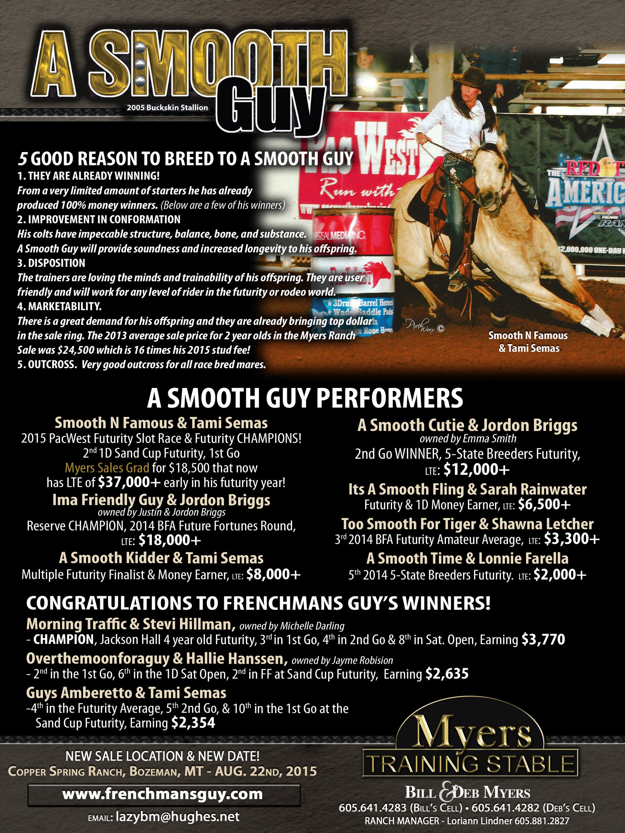 Smooth N Famous, A Smooth Kidder, and Guys Amberetto All Win